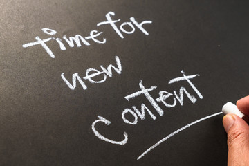 Time for new content