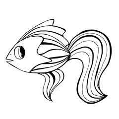Hand Drawn Fish
