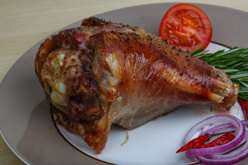  Rosted turkey leg