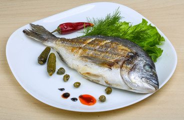 Grilled dorado