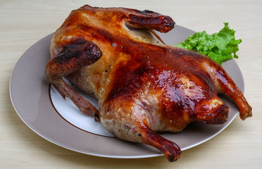 Roasted duck