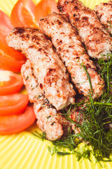 minced meat kebab