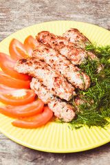 minced meat kebab