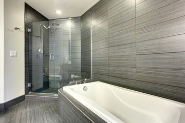 Extremly beautiful and modern bathroom.