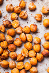 Spicy baked chickpeas