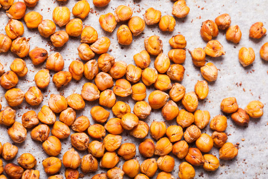 Spicy Baked Chickpeas