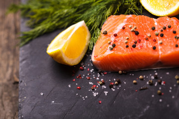 Piece of salmon
