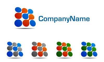 abstract, motion, finance, success, data, vector, logo