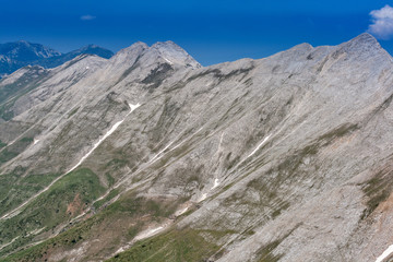 Panoramic view to Banski Suhodol Peak and Koncheto, Pirin Mountain, Bulgaria