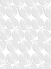 White paper 3D three spirals