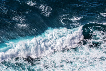 Beautiful Blue Ocean Waves