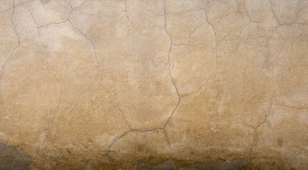 Cement wall with crack texture background