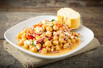 Kichererbsensalat - chick pea salad
