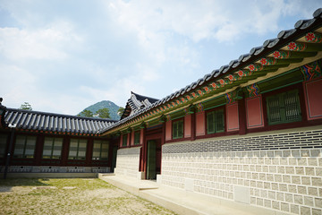 Naklejka premium Korean traditional 