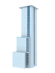 single skyscraper