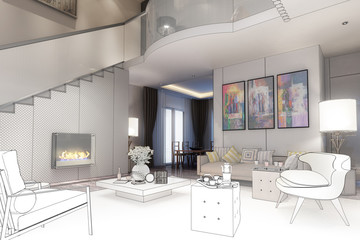 Am Elektro-Kaminfeuer (Planung)