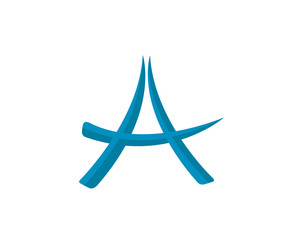 A Letter Logo, Abstract Logo
