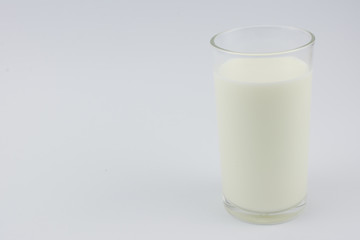 Milk in glass