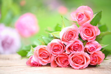 Pink roses 