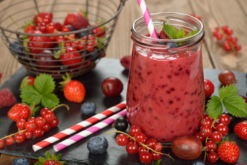 Dietary berry smoothies