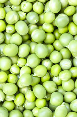 Green peas background