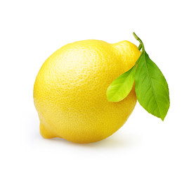 Lemon isolated on white 