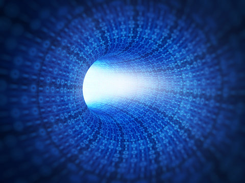 Binary code tunnel