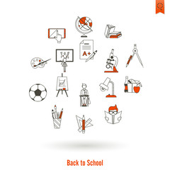 School and Education Icons