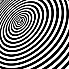Black and white abstract striped background. Optical Art.