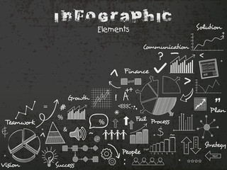 Creative infographic elements for business.