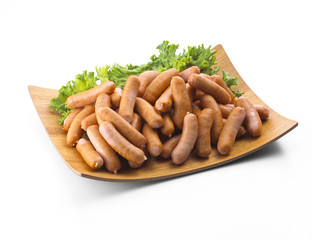 大量のウインナー
