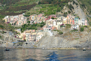 Fototapeta premium The village of Manarola on Cinque Terre