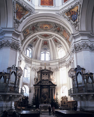 冬のザルツブルグ旧市街