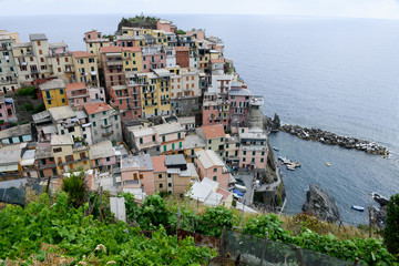 The village of Manarola on Cinque Terre