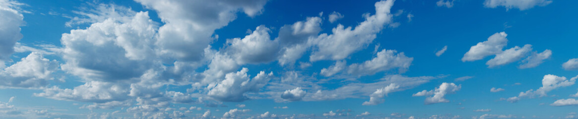 Fototapeta na wymiar Blue sky panorama