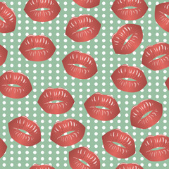 background with lips