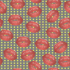 background with lips