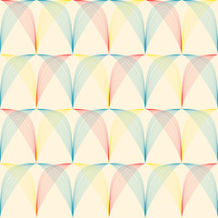 Geometric color pattern.