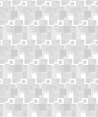 square pattern seamless black and white vector