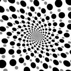 vortex black and white design background vector