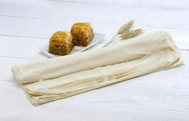 pastry(phyllo) and baclava sweet