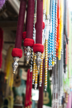 Hookahs at the Market in Acre, Israel