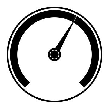 Speedometer icon black