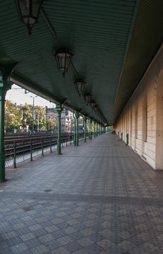 Platform at railway station
