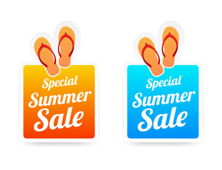 Special Summer Sale Stickers