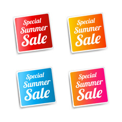 Special Summer Sale Stickers