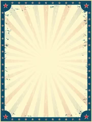 Fotobehang Vintage Poster Vintage circus poster template.  © aleksandrsb