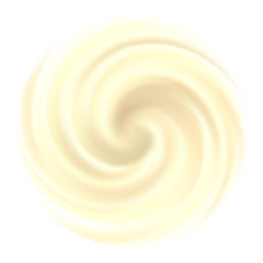Milk, Yogurt, Cream Curl background.