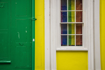 colorful house - flag of homosexuality