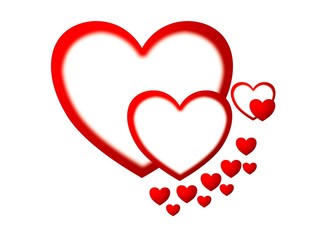 heart symbol, blur effect